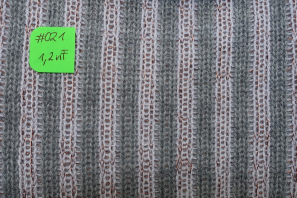 Knitted Capacitors - Pattern Tests