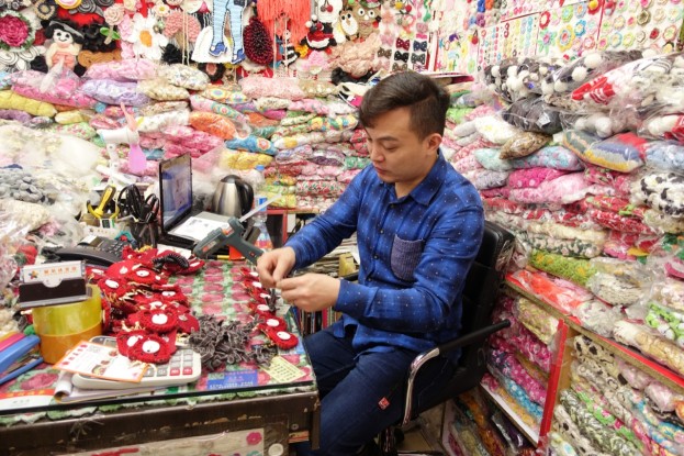 Guangzhou, textile market